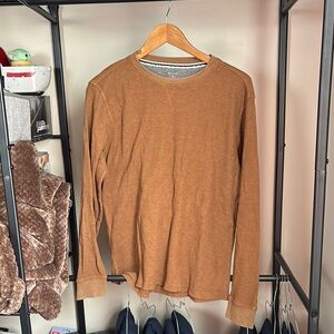 Men's Brown Long Sleeve Shirt